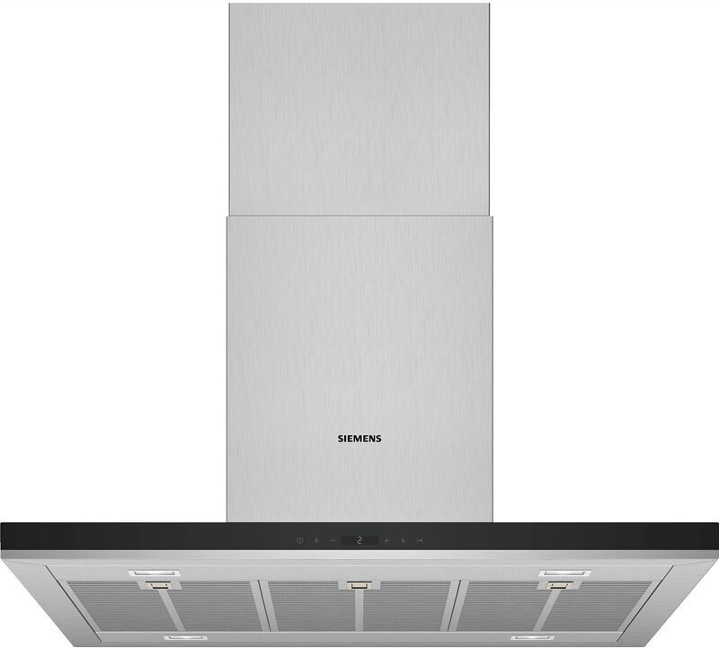 SIEMENS hotte décorative îlot 90 cm 867m3/h inox - lf98bip50 - siemens