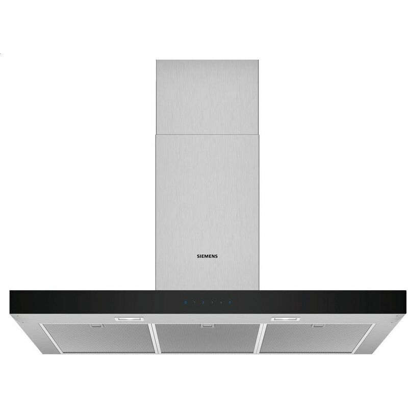 SIEMENS hotte décorative murale 90cm 580m3/h inox - lc96bfm50 - siemens