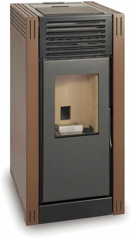 ESCALOR Poêle à granulés NAREL 7kW marron vintage ESCALOR Poêle à granulés NAREL 7kW marron vintage