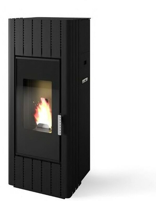Punto Fuoco - Melissa - Poêle à granulés, De 8,8 Kw noir de texture Punto Fuoco - Melissa - Poêle à granulés, De 8,8 Kw noir de texture