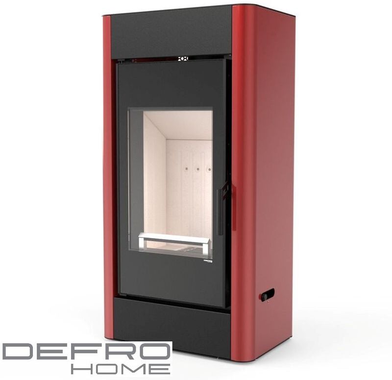 DEFRO Poêle à bois Solum 9 kW - version rouge - Defro DEFRO Poêle à bois Solum 9 kW - version rouge - Defro