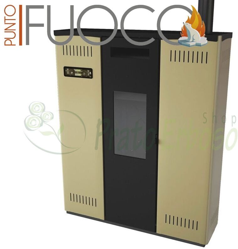 Punto Fuoco - Soleil - Poêle à granulés 11 kw ivoire Punto Fuoco - Soleil - Poêle à granulés 11 kw ivoire