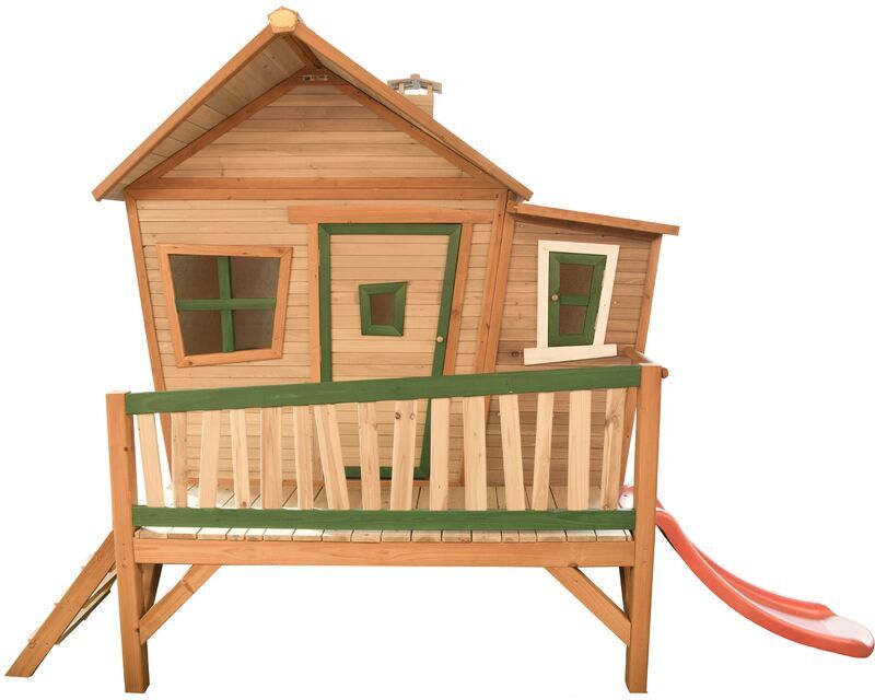 AXI Emma Maison Enfant avec Toboggan rouge   Aire de Jeux pour AXI Emma Maison Enfant avec Toboggan rouge   Aire de Jeux pour