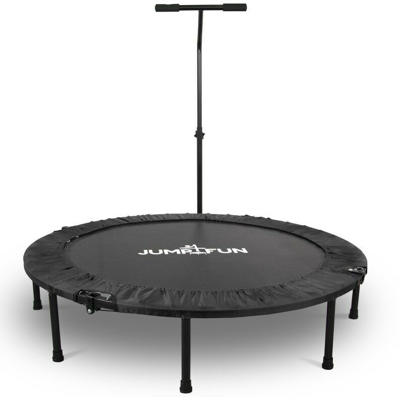 JUMP4FUN Mini Trampoline Fitness Pliable T-Bar - Ø122cm, Noir - Noir - Jump4fun JUMP4FUN Mini Trampoline Fitness Pliable T-Bar - Ø122cm, Noir - Noir - Jump4fun