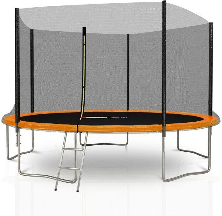 JUMP4FUN Trampoline extérieur Deluxe 12Ft / ø366 cm - 5 Perches Orange - Orange JUMP4FUN Trampoline extérieur Deluxe 12Ft / ø366 cm - 5 Perches Orange - Orange