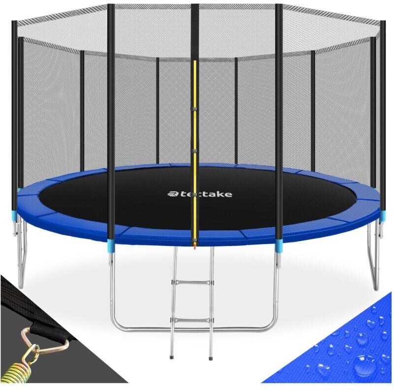 TECTAKE Trampoline Garfunky - trampoline d´extérieur, trampoline de jardin, TECTAKE Trampoline Garfunky - trampoline d´extérieur, trampoline de jardin,