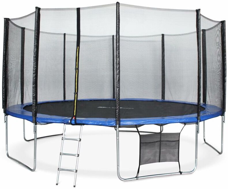 ALICE'S GARDEN Trampoline 460cm avec filet de protection, échelle, bâche, filet pour ALICE'S GARDEN Trampoline 460cm avec filet de protection, échelle, bâche, filet pour