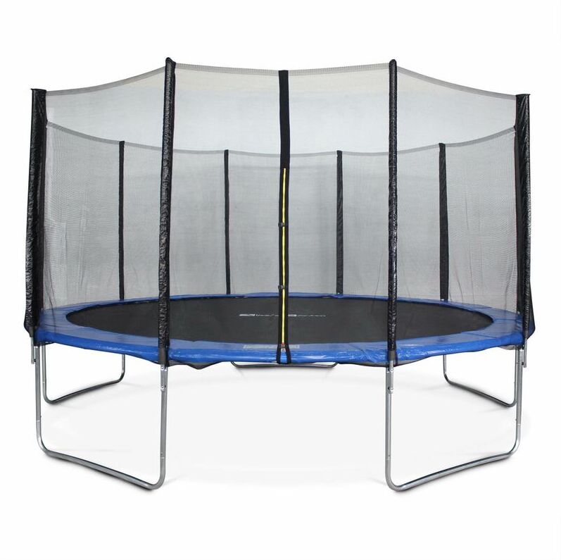 ALICE'S GARDEN Trampoline rond Ø 460cm bleu avec son filet de protection - Neptune ALICE'S GARDEN Trampoline rond Ø 460cm bleu avec son filet de protection - Neptune