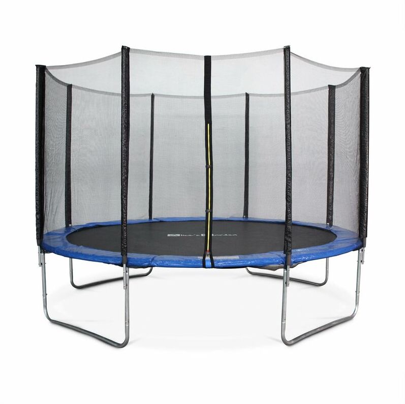 ALICE'S GARDEN Trampoline rond Ø 370cm bleu avec son filet de protection - Saturne ALICE'S GARDEN Trampoline rond Ø 370cm bleu avec son filet de protection - Saturne