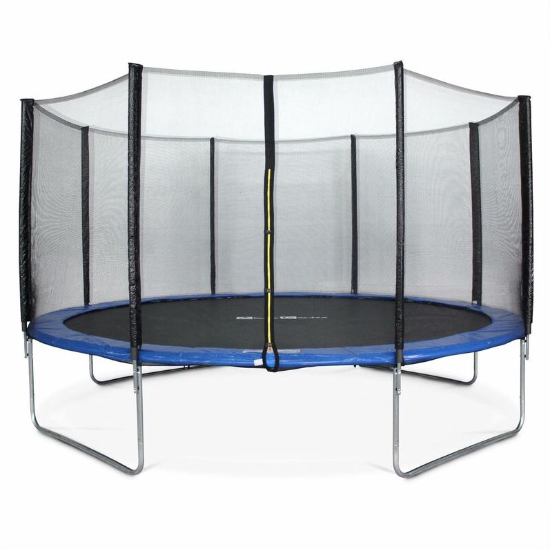ALICE'S GARDEN Trampoline rond Ø 430cm bleu avec son filet de protection - Vénus ALICE'S GARDEN Trampoline rond Ø 430cm bleu avec son filet de protection - Vénus