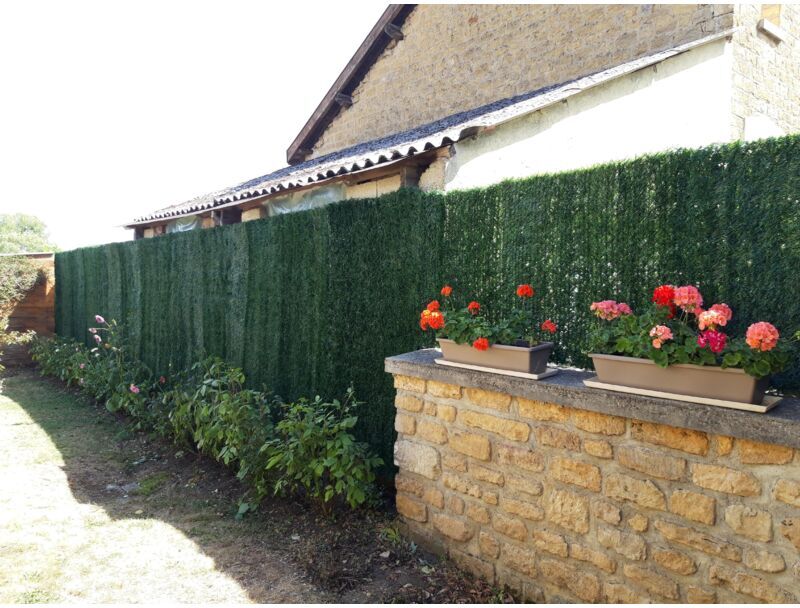 ATOUT LOISIR Haie végétale artificielle 126 brins , Long 54 m, Hauteur 1.50 m ATOUT LOISIR Haie végétale artificielle 126 brins , Long 54 m, Hauteur 1.50 m