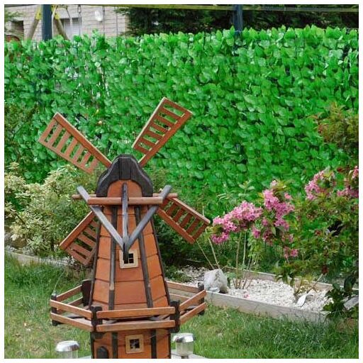 ATOUT LOISIR Haie végétale artificielle feuillage rosier , Long 60 m, Hauteur 1 m ATOUT LOISIR Haie végétale artificielle feuillage rosier , Long 60 m, Hauteur 1 m