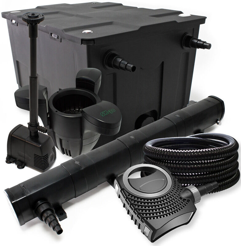 Wiltec - Kit de filtration avec Bio Filtre 60000l, 72W Stérilisateur, Wiltec - Kit de filtration avec Bio Filtre 60000l, 72W Stérilisateur,