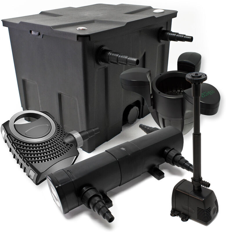 Wiltec - Kit de Filtration de Bassin Bio 12000l St?rilisateur UVC 18W Wiltec - Kit de Filtration de Bassin Bio 12000l St?rilisateur UVC 18W