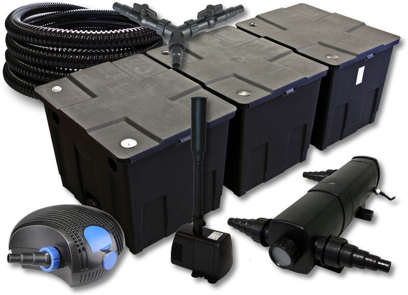 Wiltec - SunSun Kit de filtration de bassin 90000l avec 36W Wiltec - SunSun Kit de filtration de bassin 90000l avec 36W