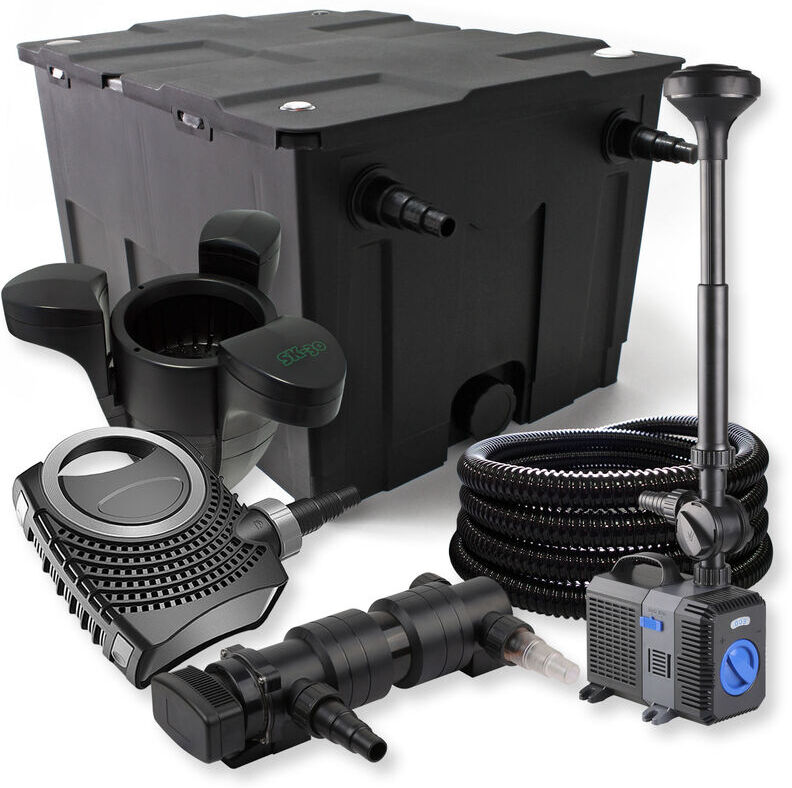 Wiltec - SunSun Kit de filtration de bassin 60000l 18W UV Stérilisateur Wiltec - SunSun Kit de filtration de bassin 60000l 18W UV Stérilisateur