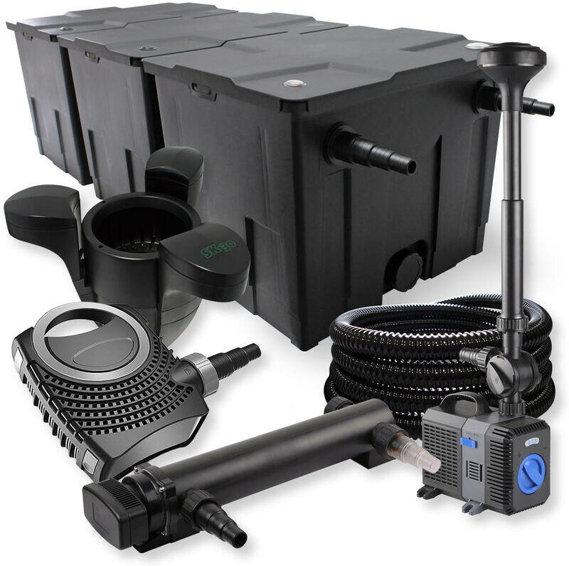 Wiltec - SunSun Kit de filtration de bassin 90000l 24W UV St?rilisateur Wiltec - SunSun Kit de filtration de bassin 90000l 24W UV St?rilisateur