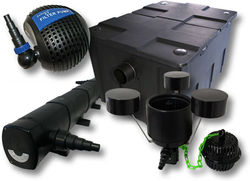 Wiltec - Kit de Filtration Bassin Bio Filtre 60000l St?rilisateur UVC Wiltec - Kit de Filtration Bassin Bio Filtre 60000l St?rilisateur UVC