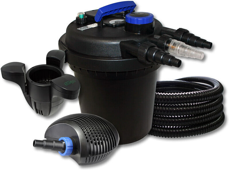 Wiltec - SunSun Kit filtration de bassin ? pression 10000l avec 11W UVC Wiltec - SunSun Kit filtration de bassin ? pression 10000l avec 11W UVC