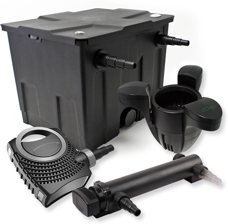 Wiltec - SunSun Kit de filtration de bassin 12000l 24W UVC 3. Wiltec - SunSun Kit de filtration de bassin 12000l 24W UVC 3.