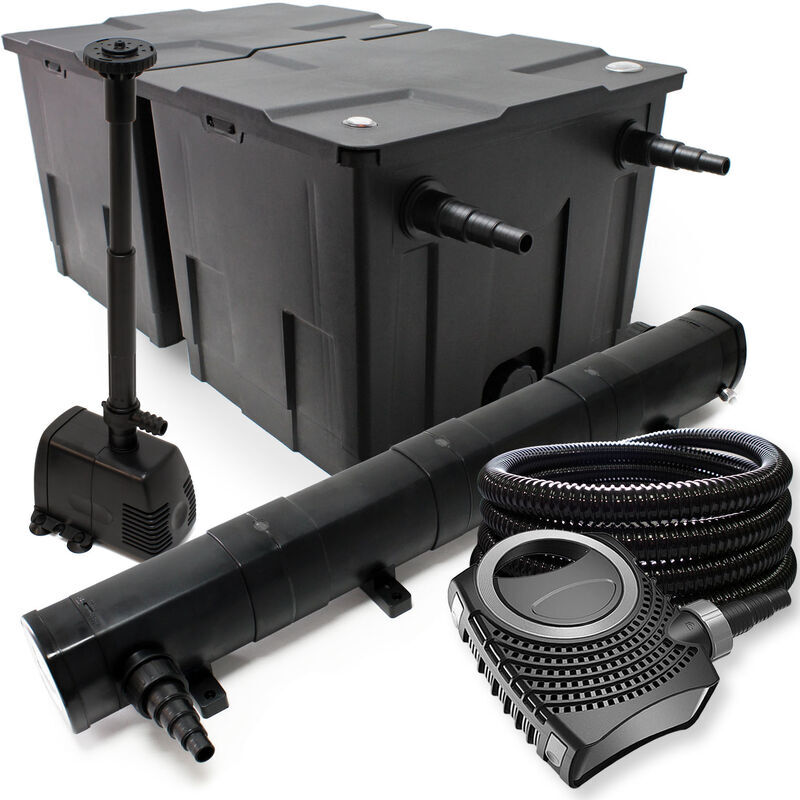 Wiltec - Kit de filtration avec Bio Filtre 60000l, 72W St?rilisateur, Wiltec - Kit de filtration avec Bio Filtre 60000l, 72W St?rilisateur,