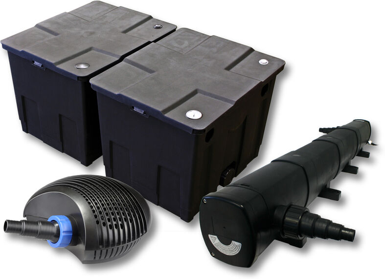 Wiltec - SunSun Kit de filtration de bassin pour 60000l avec 72W Wiltec - SunSun Kit de filtration de bassin pour 60000l avec 72W