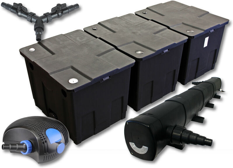 Wiltec - SunSun Kit de filtration de bassin pour 90000l avec 72W Wiltec - SunSun Kit de filtration de bassin pour 90000l avec 72W