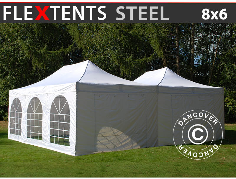 Dancover - Tente pliante Chapiteau pliable Tonnelle pliante Barnum Dancover - Tente pliante Chapiteau pliable Tonnelle pliante Barnum