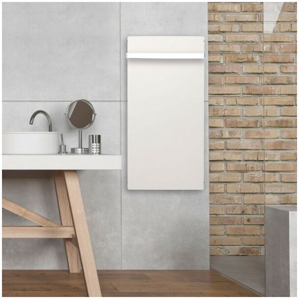 VALDEROMA Sèche-serviettes à inertie TACTILO Vertical Blanc Cachemire 1300W VALDEROMA Sèche-serviettes à inertie TACTILO Vertical Blanc Cachemire 1300W