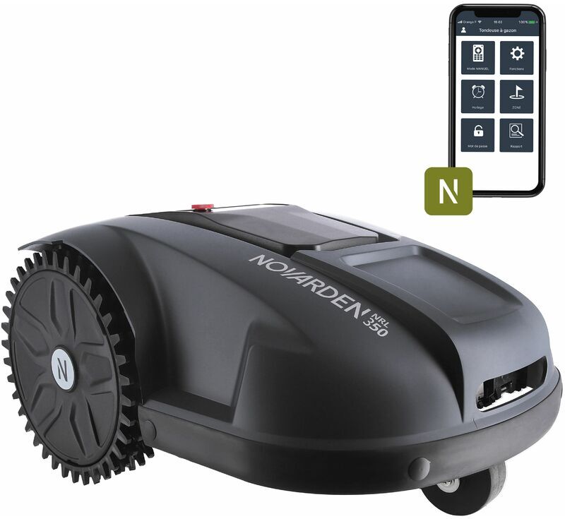 NOVARDEN Robot tondeuse NRL350 Connect NOVARDEN - Noir NOVARDEN Robot tondeuse NRL350 Connect NOVARDEN - Noir