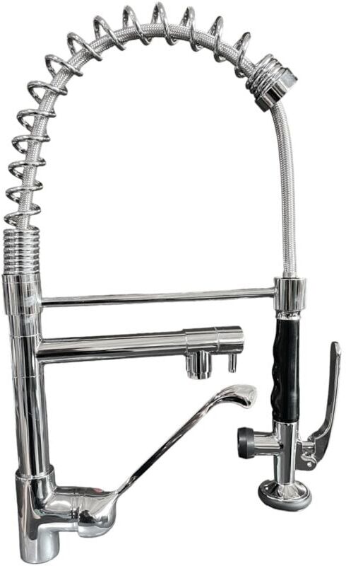 BAGNOCLIC Mitigeur robinet de prelavage complet de manette clinique et douchette BAGNOCLIC Mitigeur robinet de prelavage complet de manette clinique et douchette