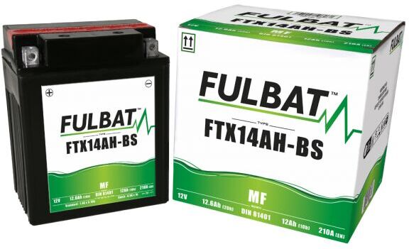 FULBAT Batterie moto YTX14AH-BS étanche 12V / 12Ah FULBAT Batterie moto YTX14AH-BS étanche 12V / 12Ah