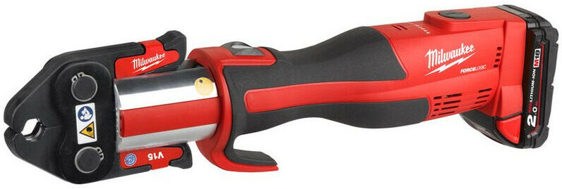 Milwaukee - Pince à sertir FUEL 18V, 2Ah + 3 mâchoires Profile TH Milwaukee - Pince à sertir FUEL 18V, 2Ah + 3 mâchoires Profile TH