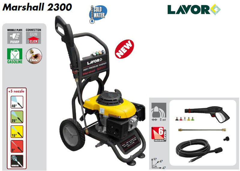 LAVOR Promo Lavor - Nettoyeur haute pression thermique 160 Bars 480L/h LAVOR Promo Lavor - Nettoyeur haute pression thermique 160 Bars 480L/h