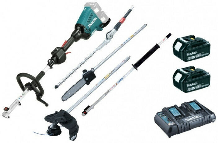 Makita - Outil Multifonctions 2x18V DUX60 + Taille haies + Elagueuse à Makita - Outil Multifonctions 2x18V DUX60 + Taille haies + Elagueuse à