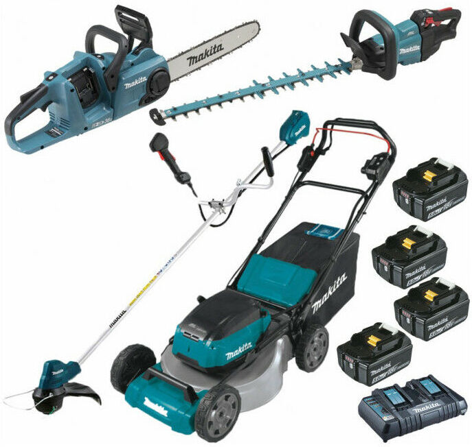 MAKITA Pack Makita Jardin: tondeuse autractée 36V 53cm DLM532 + coupe herbes MAKITA Pack Makita Jardin: tondeuse autractée 36V 53cm DLM532 + coupe herbes