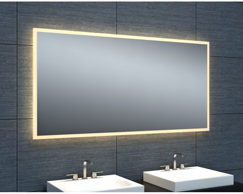 Pradel - Miroir de salle de bains avec éclairage LED - Modèle épuré 120 Pradel - Miroir de salle de bains avec éclairage LED - Modèle épuré 120