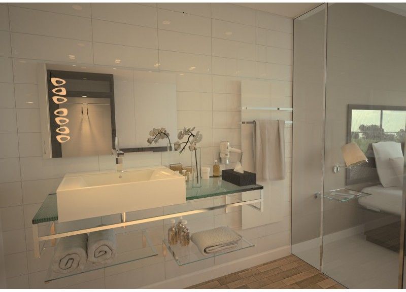 PRADEL Miroir de salle de bains avec éclairage LED - Design Knoll - 60 cm x 90 PRADEL Miroir de salle de bains avec éclairage LED - Design Knoll - 60 cm x 90