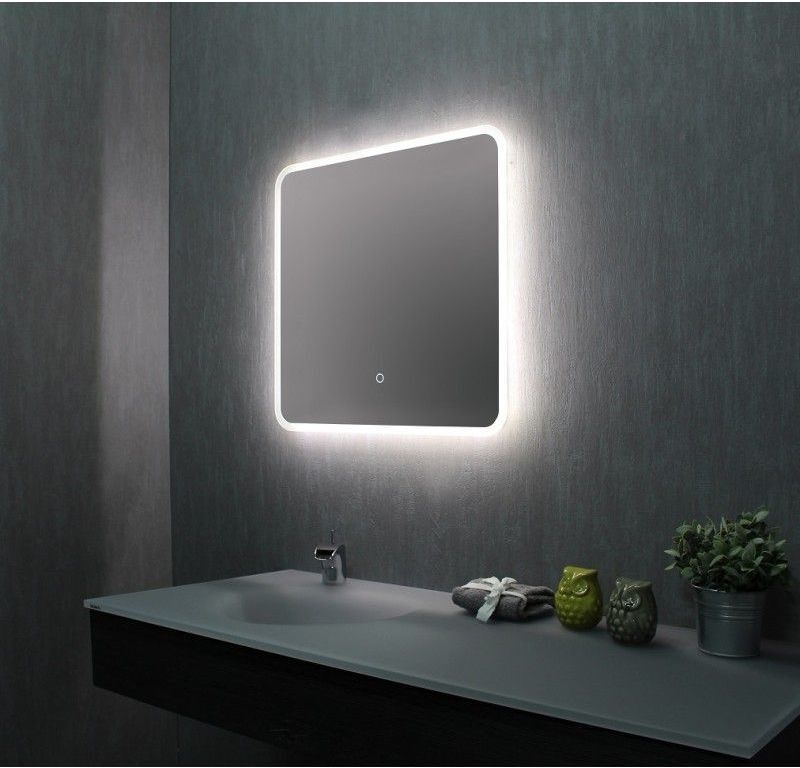 Pradel - Miroir de salle de bains avec LED - 60 cm x 60 cm (HxL) Pradel - Miroir de salle de bains avec LED - 60 cm x 60 cm (HxL)