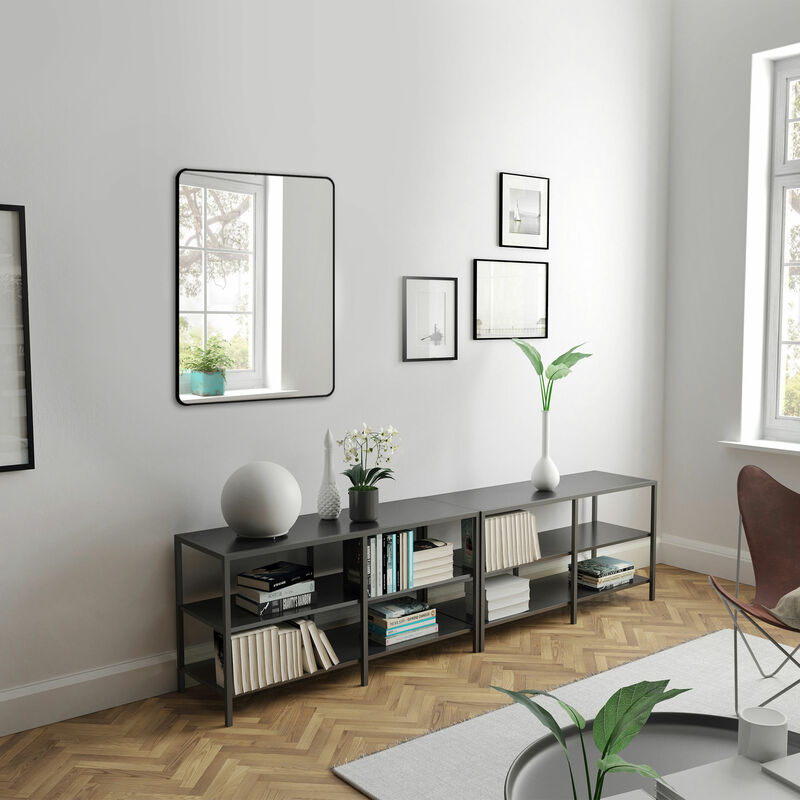 Aurlane - Miroir salle de bain rectangle 60x80cm - encadrement en Aurlane - Miroir salle de bain rectangle 60x80cm - encadrement en