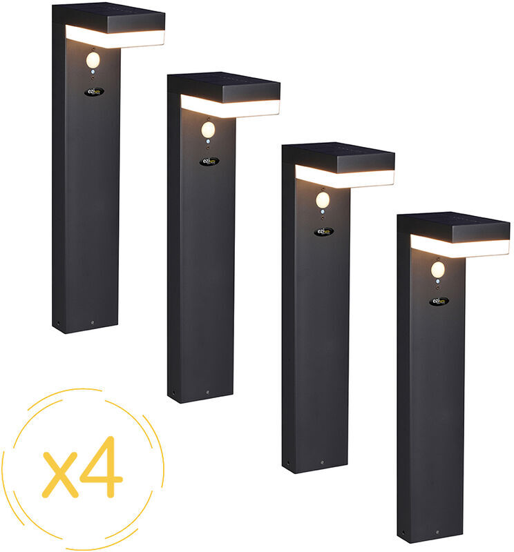 EZILIGHT Lampes solaires ® Solar way xl - Pack de 4 lampes - Ezilight EZILIGHT Lampes solaires ® Solar way xl - Pack de 4 lampes - Ezilight