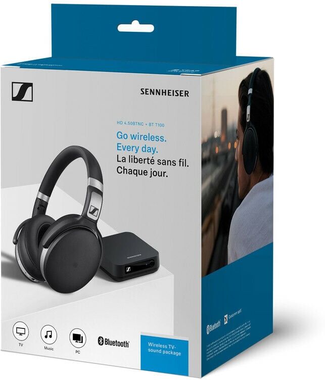 SENNHEISER Pack Casque Hd4.50Bt Nc Et Transmetteur Sennheiser SENNHEISER Pack Casque Hd4.50Bt Nc Et Transmetteur Sennheiser