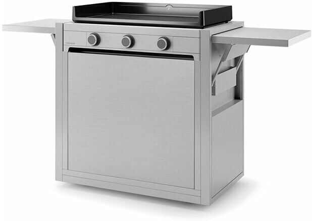 FORGE ADOUR Chariot fermé pour plancha MODERN 75 Inox - Forge Adour FORGE ADOUR Chariot fermé pour plancha MODERN 75 Inox - Forge Adour