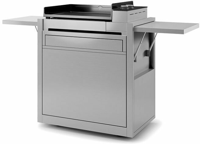 FORGE ADOUR Chariot fermé pour plancha PREMIUM 60 Inox - Forge Adour FORGE ADOUR Chariot fermé pour plancha PREMIUM 60 Inox - Forge Adour