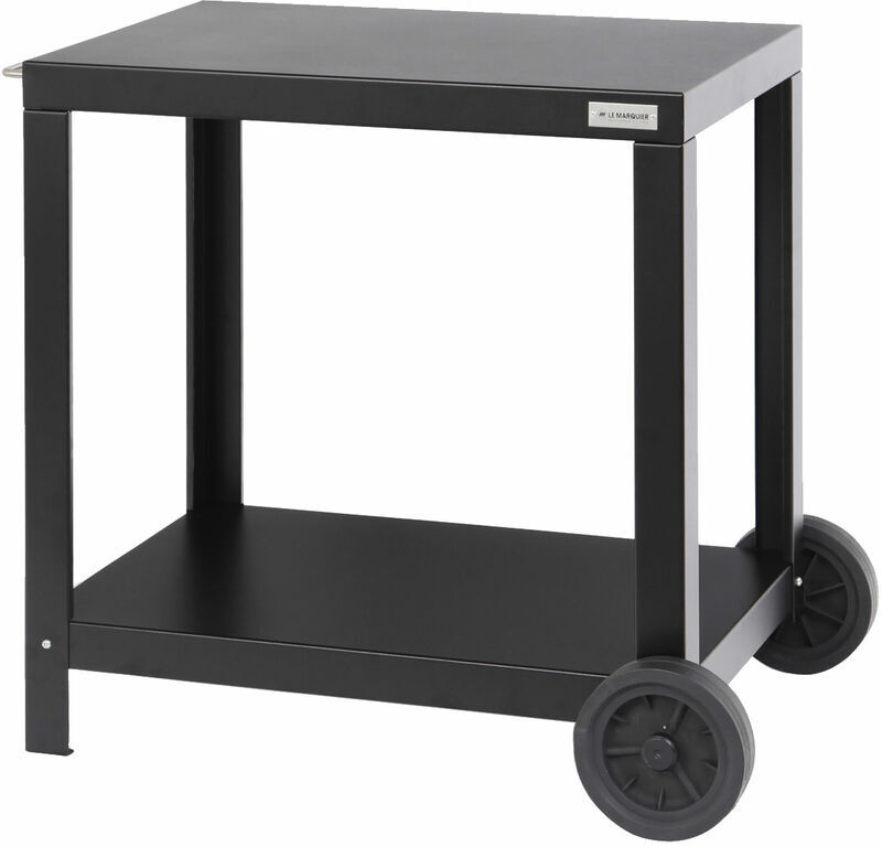 LE MARQUIER Desserte Vintage BELHA pour plancha - Noir - Le Marquier LE MARQUIER Desserte Vintage BELHA pour plancha - Noir - Le Marquier