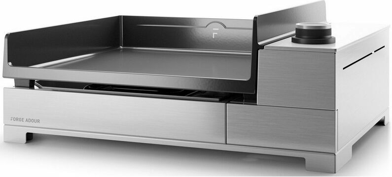 FORGE ADOUR plancha gaz 3200w plaque fonte émaillé 43.5x40.5cm - premium g45i FORGE ADOUR plancha gaz 3200w plaque fonte émaillé 43.5x40.5cm - premium g45i