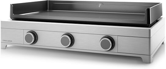 FORGE ADOUR Plancha gaz Modern 75 cm, inox FORGE ADOUR Plancha gaz Modern 75 cm, inox