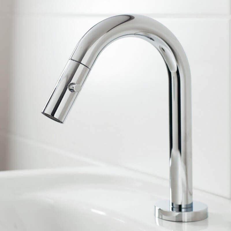 Rue Du Bain - Robinet Lave Main Design Eau Froide - Chromé - Up Rue Du Bain - Robinet Lave Main Design Eau Froide - Chromé - Up