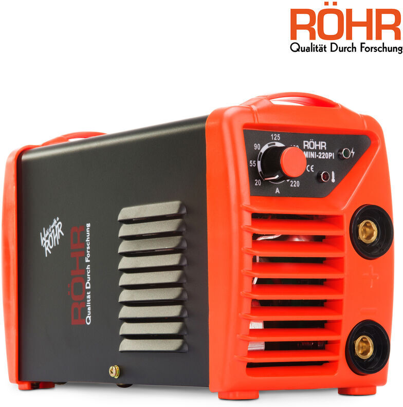 Röhr MINI-220PI - Poste à souder à l'arc - onduleur / MMA - 240V - 220A Röhr MINI-220PI - Poste à souder à l'arc - onduleur / MMA - 240V - 220A