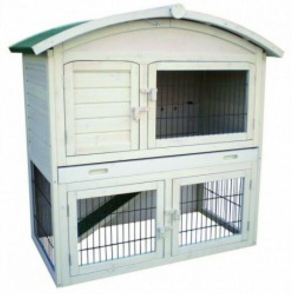 Mercatoxl - Poulailler poulet Clapier à lapin en bois 112 * 62 * 113 cm Mercatoxl - Poulailler poulet Clapier à lapin en bois 112 * 62 * 113 cm